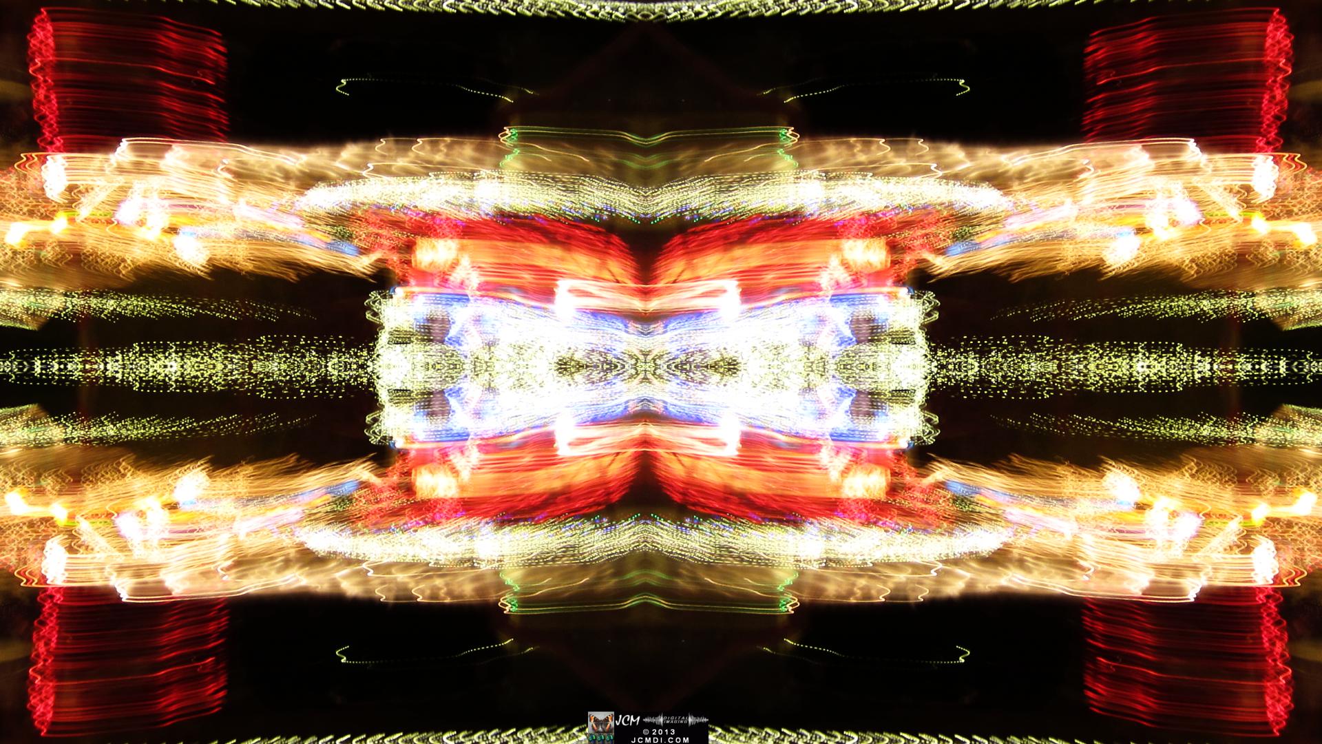 Wakefield Holiday Lightshow 2013 Quadroscopic long exposure artwork